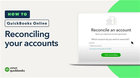 Reconcile your account online in real